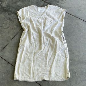 Not Perfect Linen dress s/m neutral flax linen
